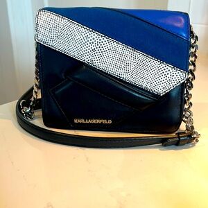 Karl Lagerfeld Leather Crossbody Bag